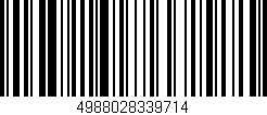 Código de barras (EAN, GTIN, SKU, ISBN): '4988028339714'