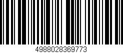Código de barras (EAN, GTIN, SKU, ISBN): '4988028369773'
