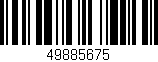Código de barras (EAN, GTIN, SKU, ISBN): '49885675'