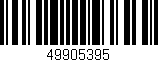 Código de barras (EAN, GTIN, SKU, ISBN): '49905395'
