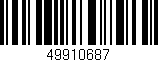 Código de barras (EAN, GTIN, SKU, ISBN): '49910687'