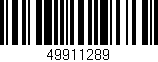 Código de barras (EAN, GTIN, SKU, ISBN): '49911289'
