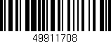 Código de barras (EAN, GTIN, SKU, ISBN): '49911708'