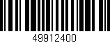 Código de barras (EAN, GTIN, SKU, ISBN): '49912400'