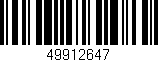 Código de barras (EAN, GTIN, SKU, ISBN): '49912647'