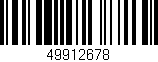 Código de barras (EAN, GTIN, SKU, ISBN): '49912678'