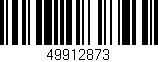 Código de barras (EAN, GTIN, SKU, ISBN): '49912873'