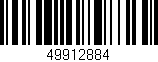 Código de barras (EAN, GTIN, SKU, ISBN): '49912884'