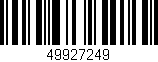 Código de barras (EAN, GTIN, SKU, ISBN): '49927249'