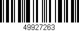 Código de barras (EAN, GTIN, SKU, ISBN): '49927263'