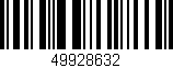 Código de barras (EAN, GTIN, SKU, ISBN): '49928632'