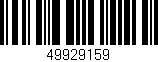 Código de barras (EAN, GTIN, SKU, ISBN): '49929159'