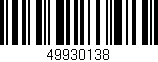 Código de barras (EAN, GTIN, SKU, ISBN): '49930138'
