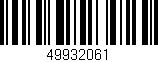 Código de barras (EAN, GTIN, SKU, ISBN): '49932061'