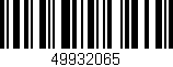 Código de barras (EAN, GTIN, SKU, ISBN): '49932065'