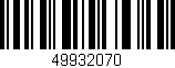 Código de barras (EAN, GTIN, SKU, ISBN): '49932070'