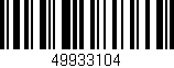 Código de barras (EAN, GTIN, SKU, ISBN): '49933104'