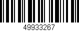 Código de barras (EAN, GTIN, SKU, ISBN): '49933267'