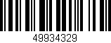 Código de barras (EAN, GTIN, SKU, ISBN): '49934329'