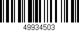 Código de barras (EAN, GTIN, SKU, ISBN): '49934503'
