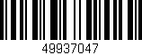 Código de barras (EAN, GTIN, SKU, ISBN): '49937047'