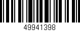 Código de barras (EAN, GTIN, SKU, ISBN): '49941398'