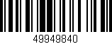 Código de barras (EAN, GTIN, SKU, ISBN): '49949840'