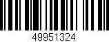Código de barras (EAN, GTIN, SKU, ISBN): '49951324'