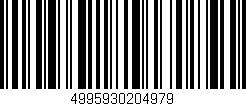 Código de barras (EAN, GTIN, SKU, ISBN): '4995930204979'