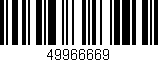 Código de barras (EAN, GTIN, SKU, ISBN): '49966669'
