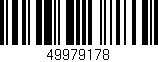 Código de barras (EAN, GTIN, SKU, ISBN): '49979178'