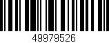 Código de barras (EAN, GTIN, SKU, ISBN): '49979526'