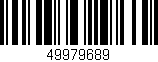 Código de barras (EAN, GTIN, SKU, ISBN): '49979689'