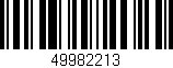 Código de barras (EAN, GTIN, SKU, ISBN): '49982213'