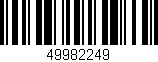 Código de barras (EAN, GTIN, SKU, ISBN): '49982249'