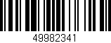 Código de barras (EAN, GTIN, SKU, ISBN): '49982341'