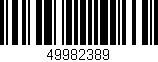 Código de barras (EAN, GTIN, SKU, ISBN): '49982389'