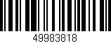 Código de barras (EAN, GTIN, SKU, ISBN): '49983818'