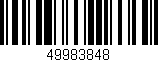Código de barras (EAN, GTIN, SKU, ISBN): '49983848'