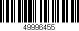 Código de barras (EAN, GTIN, SKU, ISBN): '49996455'