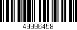 Código de barras (EAN, GTIN, SKU, ISBN): '49996458'