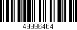 Código de barras (EAN, GTIN, SKU, ISBN): '49996464'