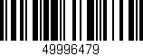 Código de barras (EAN, GTIN, SKU, ISBN): '49996479'