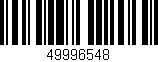 Código de barras (EAN, GTIN, SKU, ISBN): '49996548'