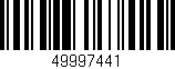 Código de barras (EAN, GTIN, SKU, ISBN): '49997441'