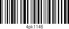 Código de barras (EAN, GTIN, SKU, ISBN): '4pk1146'