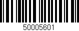 Código de barras (EAN, GTIN, SKU, ISBN): '50005601'
