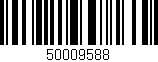 Código de barras (EAN, GTIN, SKU, ISBN): '50009588'