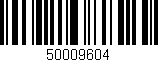 Código de barras (EAN, GTIN, SKU, ISBN): '50009604'