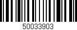 Código de barras (EAN, GTIN, SKU, ISBN): '50033903'